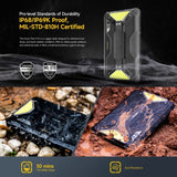 Ulefone Armor Pad 3 Pro 4G 8GB + 256GB RUGGED Tablet HDMI 1100 Lumen Camping Lights 33280mAh Battery 10.36’ 2K Screen - Black - Ulefone