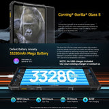 Ulefone Armor Pad 3 Pro 4G 8GB + 256GB Rugged Tablet | HDMI Output | 1100 Lumen Camping Lights | 33280mAh Battery | 10.36’’ 2K Screen