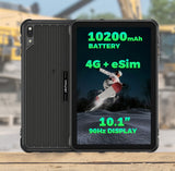 Ulefone Rugking Pad 2 Pro 4G + eSim Rugged Tablet | 8GB + 256GB | 10.1’’ Display | 10200mA Battery - Black - Ulefone
