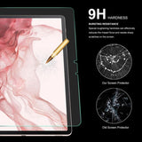 [2 Pack] Samsung Galaxy Tab S7 / Tab S8 Enkay Tempered Glass Screen Protector High Hardness - Glass Noco