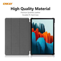 Enkay Tri-Fold Flip Cover / Stand for Samsung Galaxy Tab S7 T870 / T875 - acc Noco