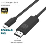 UC503 Type C To HDMI 4K DP Alt Adapter Cable Phones or Tablets to Big Screen Supports DP Alt outputs Noco