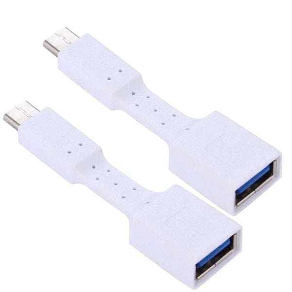 [2 PACK] TYPE-C to USB 3.0 OTG Flexible 70mm USB Adapter - USB-C/Type-C - acc NOCO
