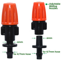 TF-118 Drip Irrigation Micro Spray Head – Fits 4-7mm Hose - Noco