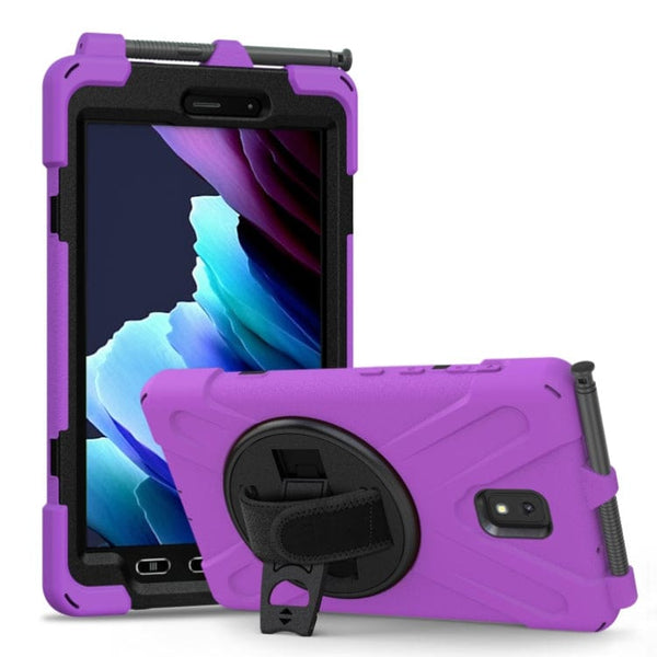 Samsung Galaxy Tab Active 3 8.0 Shockproof Rugged Cover with Stand - Purple - Noco