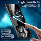 [2 PACK] Google Pixel 9 Kalebol High-Aluminum Full-Coverage Black-Border Privacy Tempered Glass Protector - Kalebol