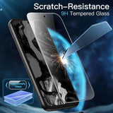 [2 PACK] Google Pixel 9 Kalebol High-Aluminum Full-Coverage Black-Border Privacy Tempered Glass Protector - Kalebol