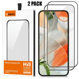 [2 PACK] Google Pixel 9 Kalebol High-Aluminum Full-Coverage Black-Border Privacy Tempered Glass Protector - Kalebol