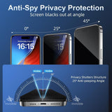 ChatGPT said: iPhone 17 Kalebol High-Aluminum Full-Coverage Black-Border Privacy Tempered Glass Film - Kalebol