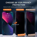 ChatGPT said: iPhone 17 Kalebol High-Aluminum Full-Coverage Black-Border Privacy Tempered Glass Film - Kalebol
