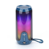 T&G TG651 5W Bluetooth Speaker LED Lights 1500mAh Rechargeable Battery - Blue - bluetooth speaker T&G