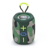 T&G TG658 8W Bluetooth Speaker LED Halo Light 1200mAh Rechargeable Battery - Camo - bluetooth speaker XDobo