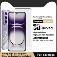 [2 PACK] Oppo Reno 12 Pro 5G Curved Tempered Glass Screen Protector - Noco