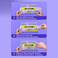 Samsung Galaxy Tab A9+ / A10+ Glass Screen Protector with Easy Install Applicator Frame - Noco