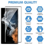 Samsung Galaxy S23 Ultra Kalebol Curved Glass – High-Aluminum Supports Fingerprint - Kalebol