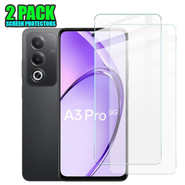 [2 PACK] Oppo A3 Pro / A60 Tempered Glass Screen Protector - Noco