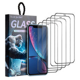 [5 PACK] iPhone 11 / XR High Quality HD Tempered Glass Screen Protector - Enkay