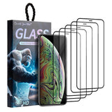 [5 PACK] iPhone 11 Pro / XS / X High Quality HD Tempered Glass Screen Protector - Enkay