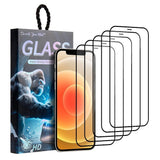 [5 PACK] iPhone 12 / 12 Pro High Quality HD Tempered Glass Screen Protector - Enkay