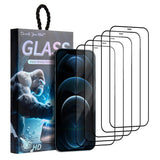 [5 PACK] iPhone 12 Pro Max High Quality HD Tempered Glass Screen Protector - Enkay