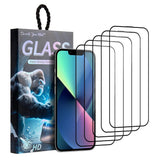 [5 PACK] iPhone 13 Mini High Quality HD Tempered Glass Screen Protector - Enkay