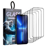 [5 PACK] iPhone 13 / 13 Pro High Quality HD Tempered Glass Screen Protector - Enkay