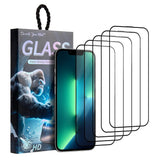[5 PACK] iPhone 13 Pro Max High Quality HD Tempered Glass Screen Protector - Enkay