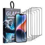 [5 PACK] iPhone 14 High Quality HD Tempered Glass Screen Protector - Enkay