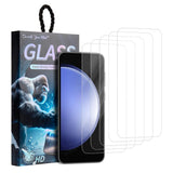 [5 PACK] Samsung Galaxy S23 FE High Quality HD Tempered Glass Screen Protector - Enkay