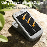 Solar Clip-On Camping Light | 60 LED Rechargeable Lantern with 3 Dimmable Light Modes - NOCO
