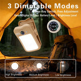 Solar Clip-On Camping Light | 60 LED Rechargeable Lantern with 3 Dimmable Light Modes - NOCO