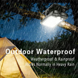 Solar Clip-On Camping Light | 60 LED Rechargeable Lantern with 3 Dimmable Light Modes - NOCO