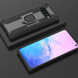 Samsung Galaxy S10 TPU + Transparent Cover with Ring/Stand - Cover Noco