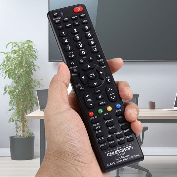 T908 Universal TV Remote Controller for TCL LED LCD HDTV & 3DTV (No Setup Required) - NOCO