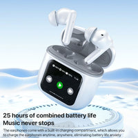 WeKome S12 Wireless Earphones with Smart Screen Charging Case Auto Connect - WEKOME