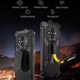 Ulefone RugKing 3 Pro Armor Case with Back Clip & Carabiner - Rugged Belt Holster Cover - Ulefone