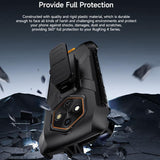 Ulefone RugKing 4 Pro Armor Case with Back Clip & Carabiner - Rugged Belt Holster Cover - Ulefone