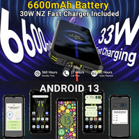 Ulefone Armor 22 8GB RAM+256GB 120Hz 6.58in Display 64MP Sony Camera 64MP Night Vision IR Blaster - rugged Ulefone