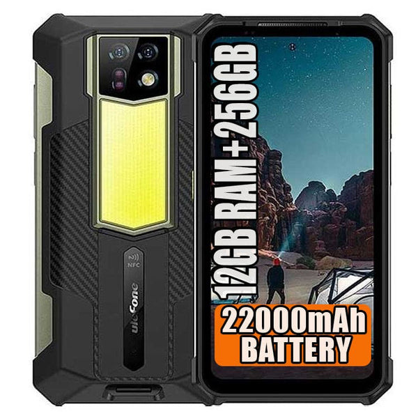 Ulefone Armor 24 22000mAh Battery 12GB+256GB 6W Camping Light Night Vision   – NOCO