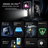 Ulefone Armor 29 Pro 5G Rugged 6.67’’ AMOLED Display 16GB + 512GB 21200mAh Battery Emergency Light - Ulefone