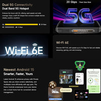 Ulefone Armor 29 Pro 5G Rugged 6.67’’ AMOLED Display 16GB + 512GB 21200mAh Battery Emergency Light - Ulefone