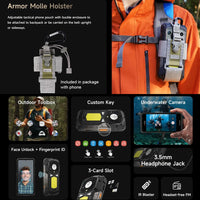 Ulefone Armor 29 Pro Thermal Camera 5G Rugged 6.67’’ AMOLED Display 21200mAh Battery 16GB + 512GB - Ulefone