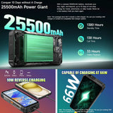 Ulefone Armor 34 Pro 5G Rugged Projector Phone 6.95’’ Display 25500mAh Battery 16GB + 512GB - Ulefone