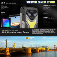 Ulefone Armor 34 Pro 5G Rugged Projector Phone 6.95’’ Display 25500mAh Battery 16GB + 512GB - Ulefone