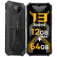 Ulefone Armor X13 Rugged 4G Phone 50MP Samsung Camera 6GB+64GB 6.52in Screen NFC 6320mAh Battery - Black - rugged Ulefone