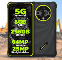 Ulefone Armor X31 Pro Rugged 5G Phone 8GB + 256GB 64MP Camera 6.6in Screen - Green - Ulefone