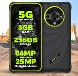 Ulefone Armor X31 Pro Rugged 5G Phone 8GB + 256GB 64MP Camera 6.6in Screen - Green - Ulefone