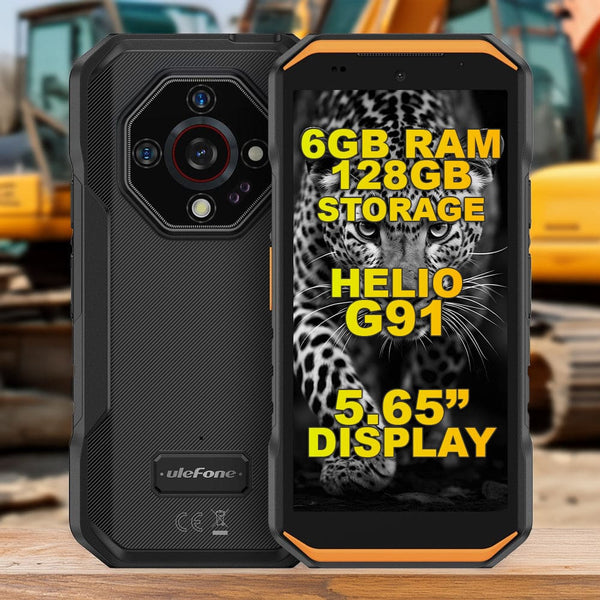Ulefone Armor X32 Rugged 4G Phone 6GB + 128GB 5.65in Screen NFC 5500mAh Battery - Orange - Ulefone