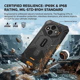 Ulefone Rugking 3 Pro 4G Phone | 8GB + 128GB | 6.56in Screen | NFC | 5700mAh Battery - Ulefone
