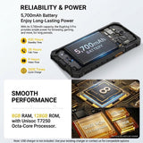 Ulefone Rugking 3 Pro 4G Phone | 8GB + 128GB | 6.56in Screen | NFC | 5700mAh Battery - Ulefone